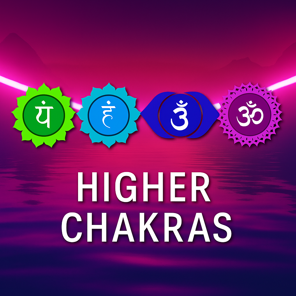Higher Chakras • Heart, Throat, Third Eye, Crown • Deep Meditation