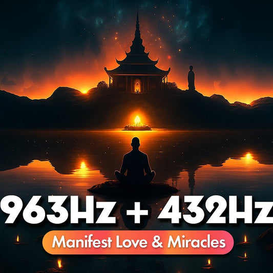 963Hz + 432Hz • Attract Miracles & Infinite Blessings 💜 (God's Frequency)